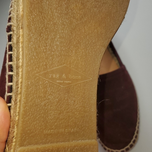 Rag and Bone Edie  slip on spadrilles - Picture 6 of 9